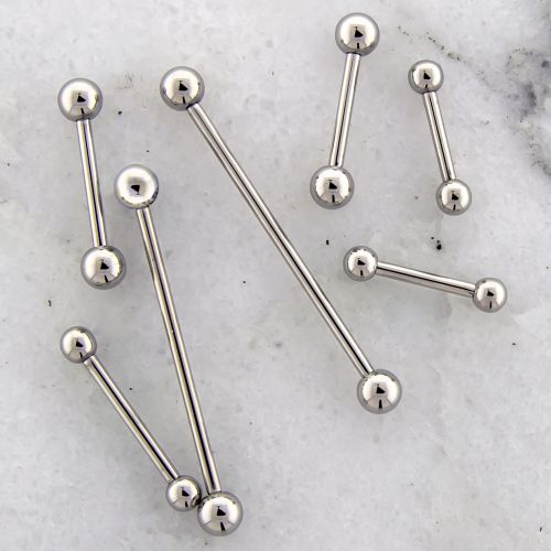 16G INTERNALLY THREADED STEEL BARBELLS