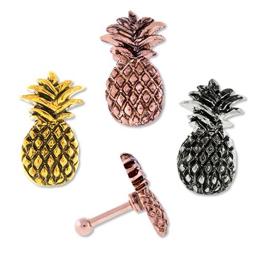 PINEAPPLE EAR BARBELL