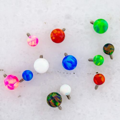 Internally Threaded End - Opal Ball 16G-18G