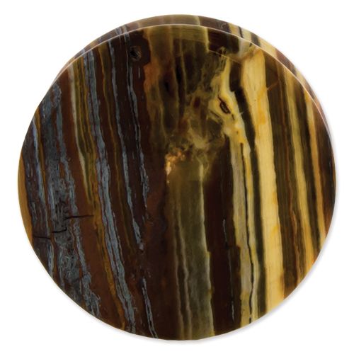 WOOD AGATE STONE PLUGS