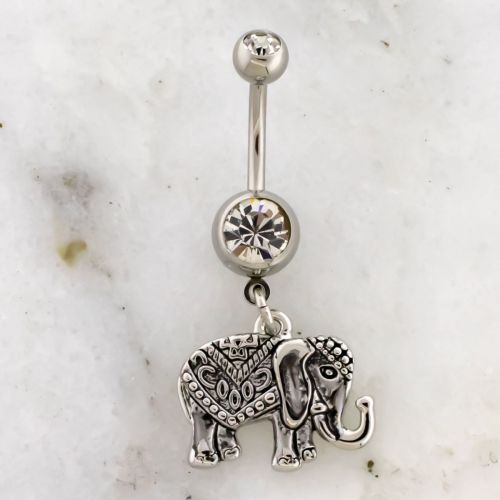 14G Elephant Navel Ring