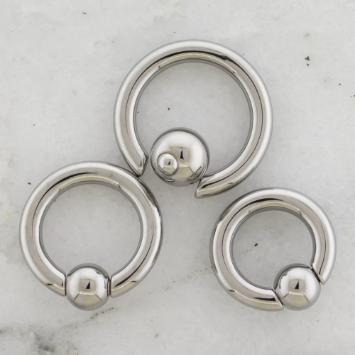 6G Steel Spring Loaded Captive Bead Ring