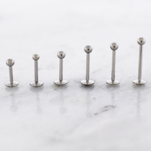 18G INTERNALLY THREADED LABRETS