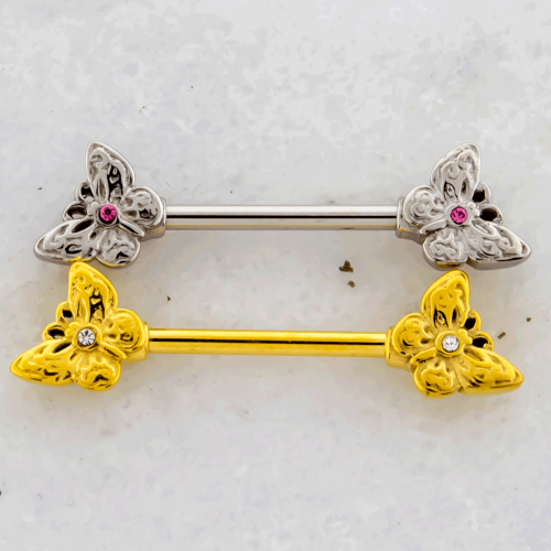 BUTTERFLY NIPPLE BARBELL