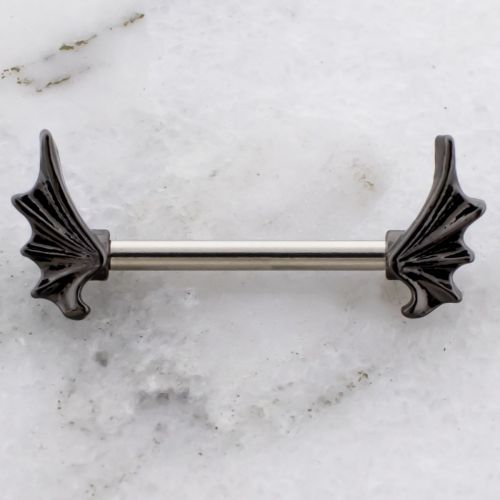 Nipple Barbell w/ Bat Wings