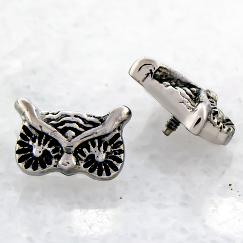 Steel Internally Threaded End - Owl Head 18G-16G