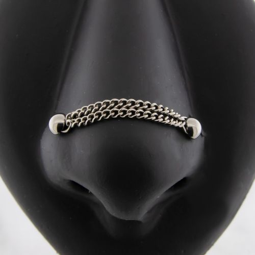 Titanium Threadless Nose Chain Curation - Perses