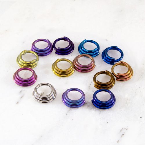 TITANIUM 3 RING HINGED SEGMENT RING