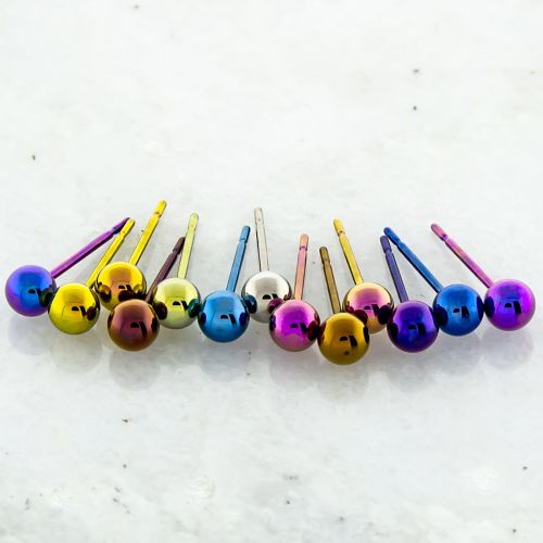 TITANIUM EARRING STUDS