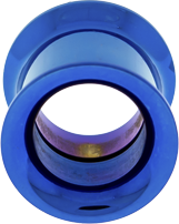 INTERNALLY THREADED DOUBLE FLARE TUNNEL 11MM DARK BLUE ANODIZE