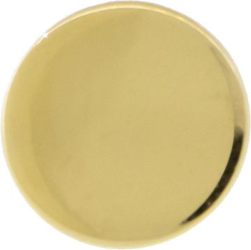 GOLD 18K THREADLESS DISC ATTACHMENT-18KT YELLOW GOLD-2.5MM