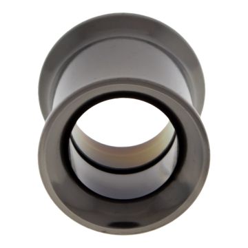 INTERNALLY THREADED DOUBLE FLARE TUNNEL 00G HEMATITE PVD