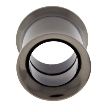 INTERNALLY THREADED DOUBLE FLARE TUNNEL 11MM HEMATITE PVD