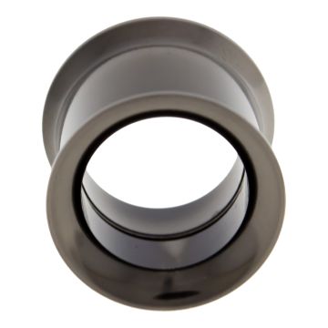 INTERNALLY THREADED DOUBLE FLARE TUNNEL 13MM HEMATITE PVD