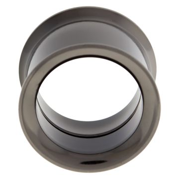 INTERNALLY THREADED DOUBLE FLARE TUNNEL 16MM HEMATITE PVD