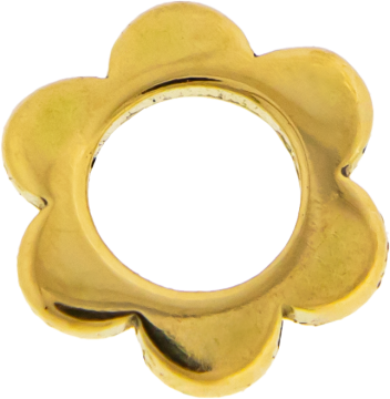 TEGAN'S TOOTH GEMS 18KT GOLD DAISY-18KT YELLOW GOLD